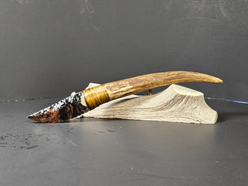 Coltello denti ossidiana - denti,
